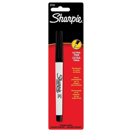 Sharpie Black Permanent Marker, Ultra Fine Tip 37101